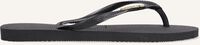 Zwarte HAVAIANAS Teenslippers SLIM LOGO METALLIC - medium