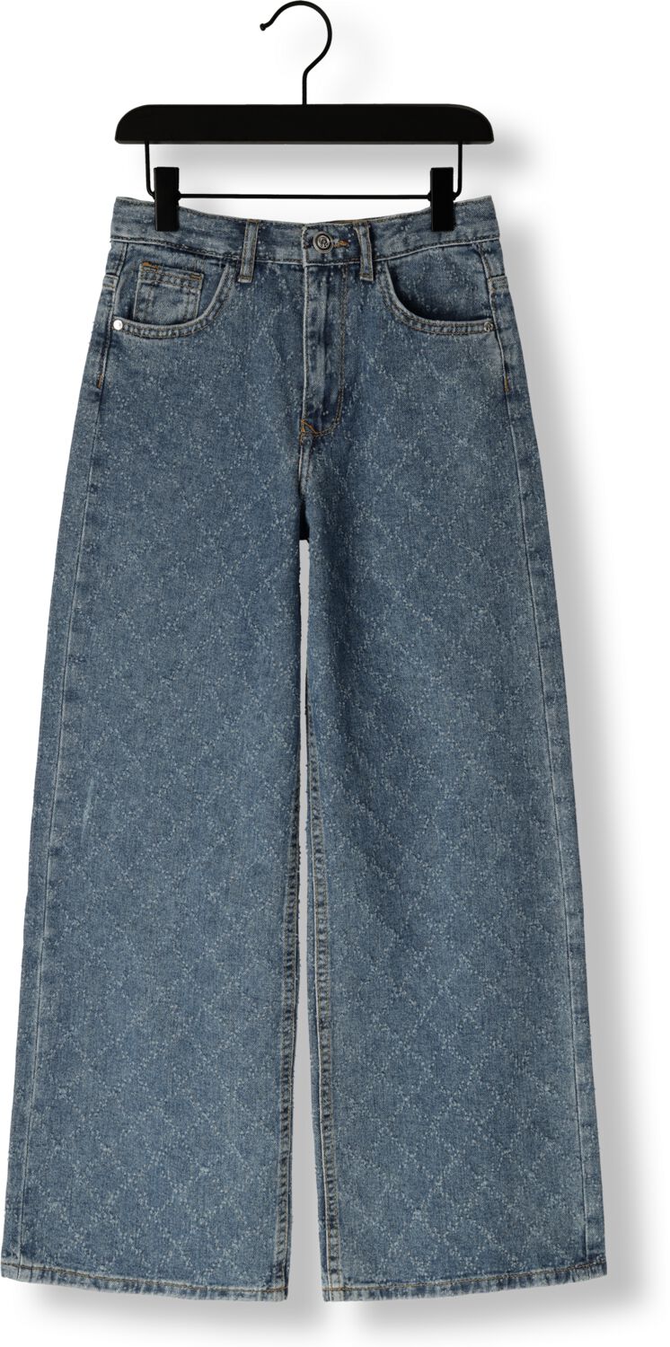 Raizzed wide leg regular waist jeans medium blue denim