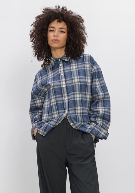 Blauwe PENN & INK Blouses W26C421 - large