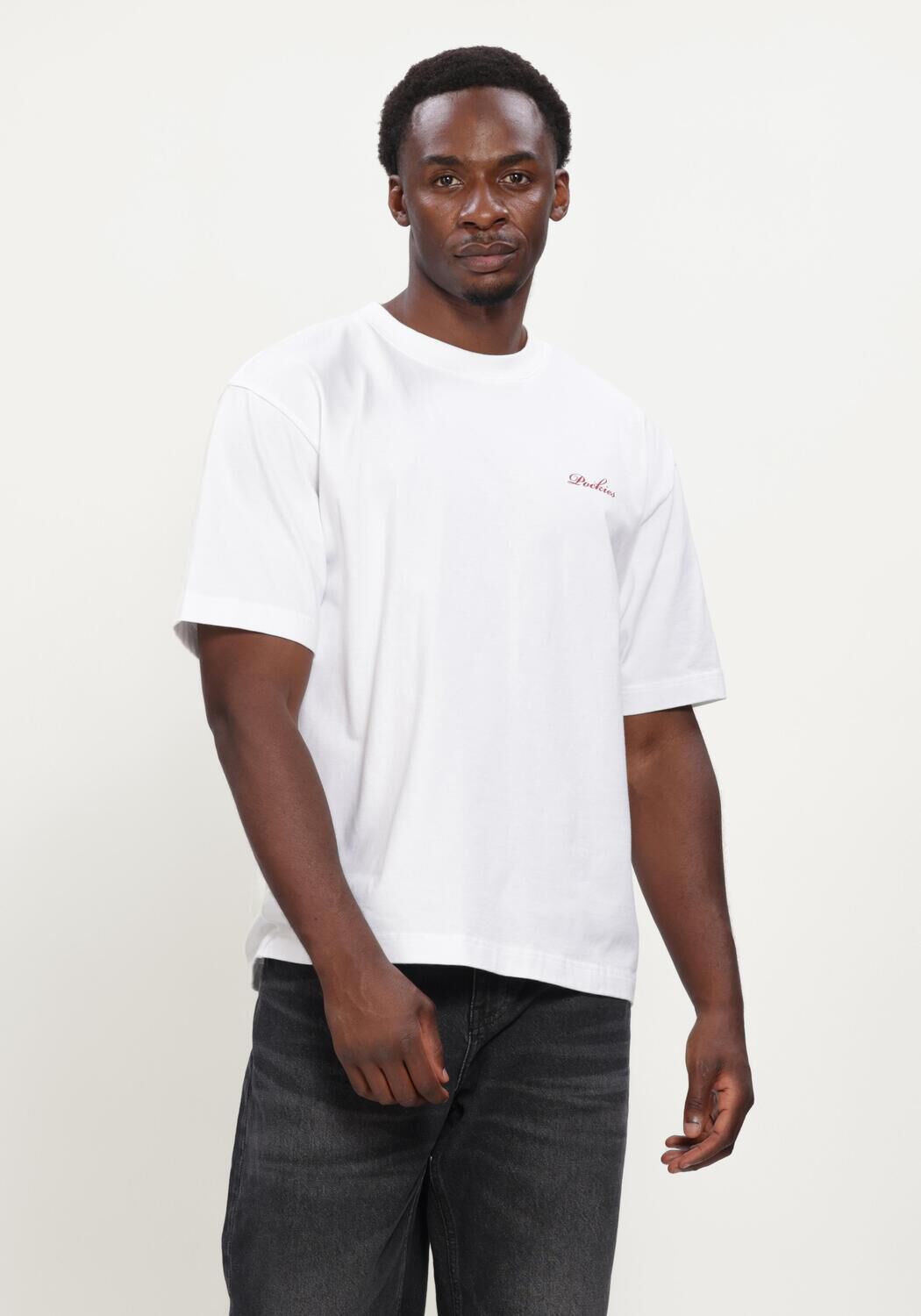 Witte POCKIES T-shirt BM TEE - large