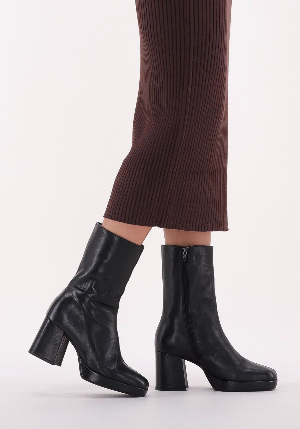 Zwarte VIA VAI Enkellaarsjes LILLA SEVEN - large