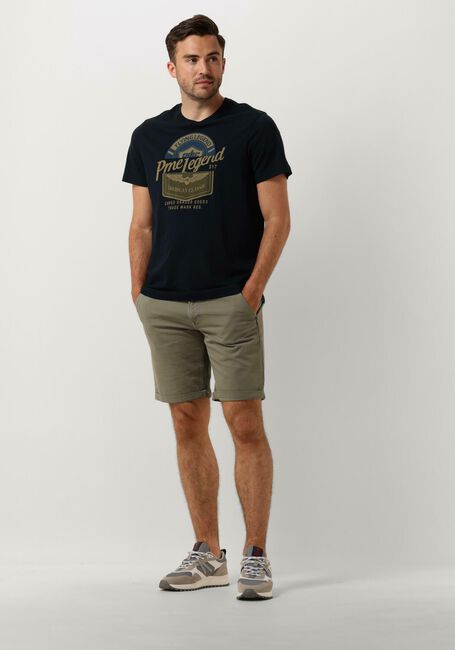Groene PME LEGEND Korte broek TWIN WASP CHINO SHORTS FANCY STRUCTURED - large