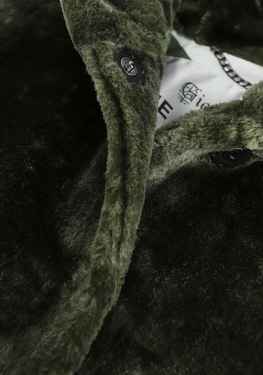 Groene GIACOMO THE JACKET Faux fur jas 13 LT FUR - large