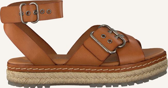 Cognac SHABBIES Platte sandalen 152020038 Cognac SHABBIES Platte sandalen 152020038 - large