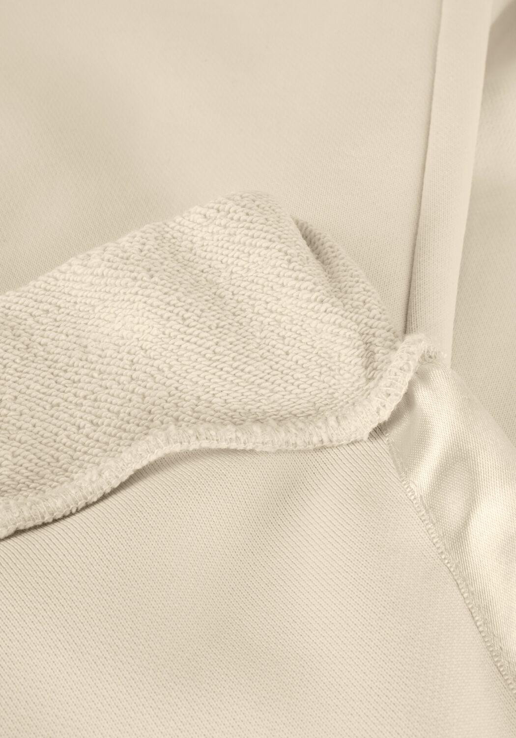 Beige 10DAYS Wijde broek FOLDED WAISTBAND JOGGER - large