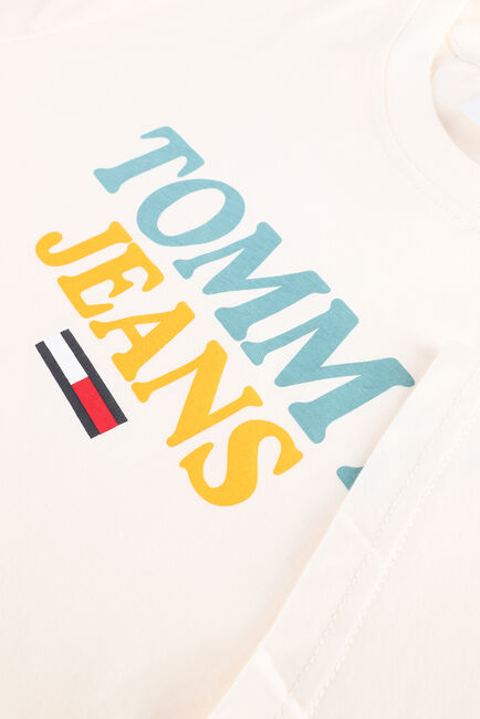Witte TOMMY JEANS T-shirt TJM ENTRY GRAPHIC TEE - large