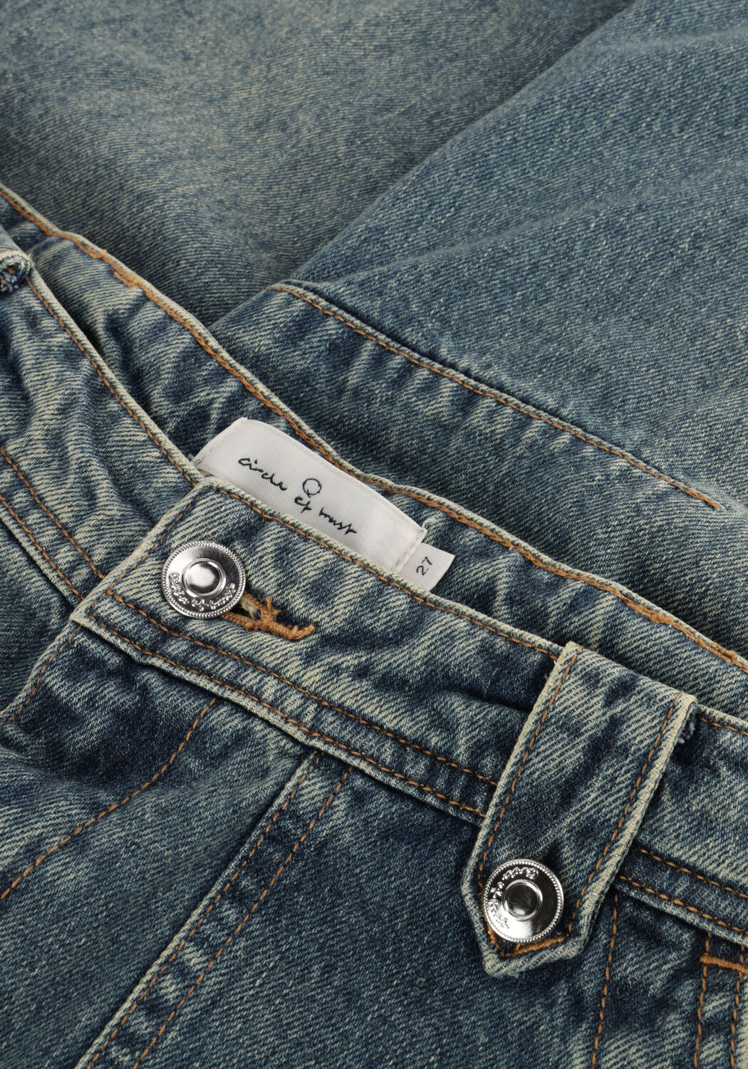 Blauwe CIRCLE OF TRUST Wide jeans LOREN DNM - large