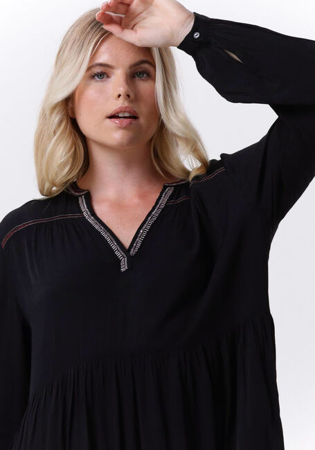 Zwarte BY-BAR Mini jurk NOMI EMBROIDERY DRESS - large