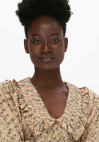 Beige SISSEL EDELBO Mini jurk BERLIN DRESS - medium