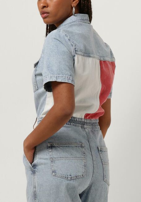 Blauwe TOMMY JEANS Jumpsuit BOILER SUIT FLAG - large