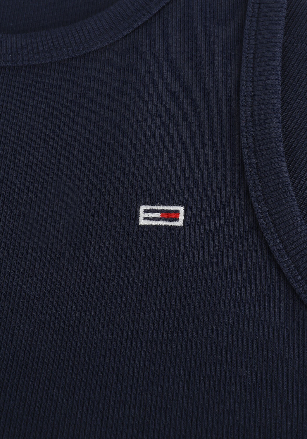 Donkerblauwe TOMMY JEANS Top TJW FEMININE RIB TANK TOP - large