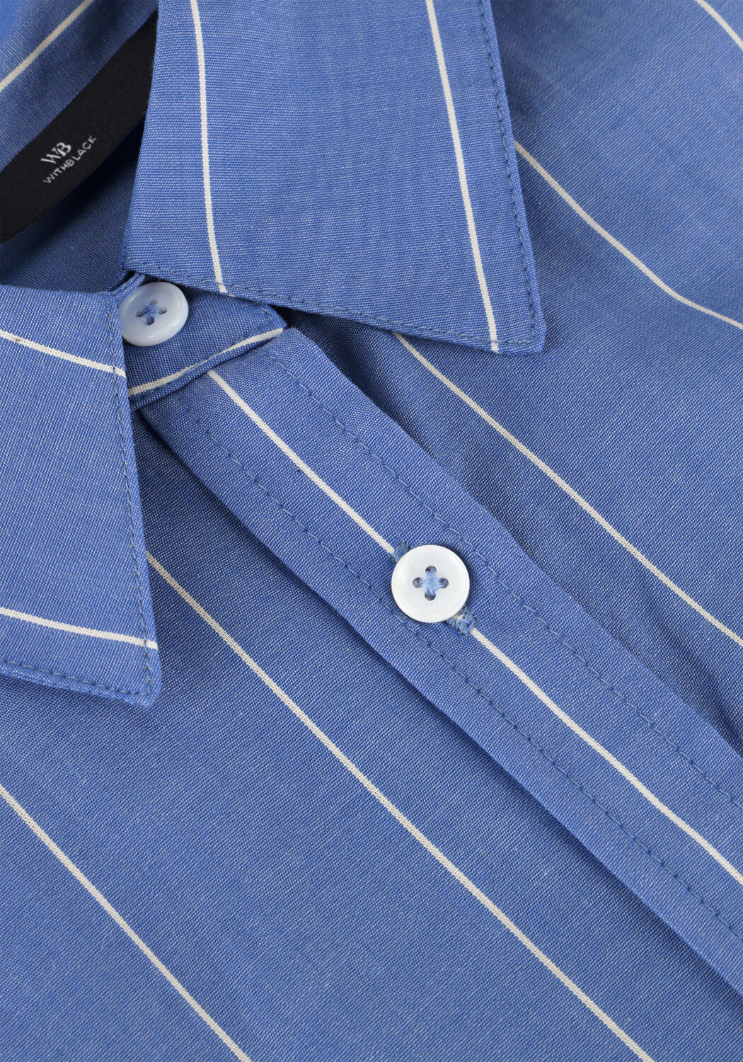 Blauwe WITHBLACK Blouses WBLNOA LS STRIPED SHIRT - large