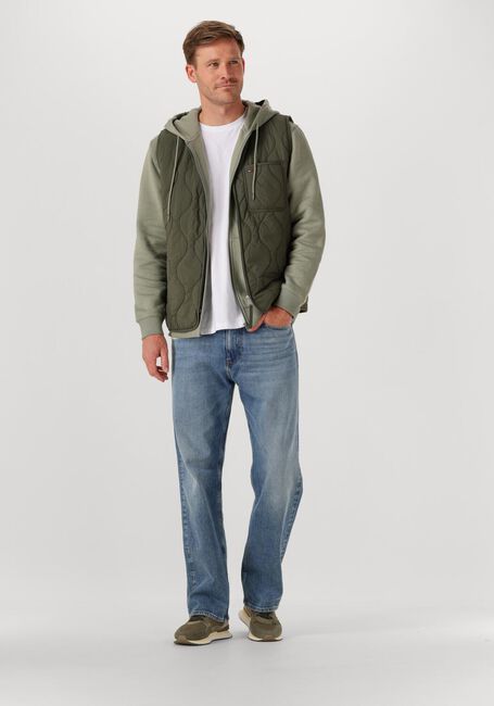 Groene TOMMY JEANS Bodywarmer TJM QUILTED VEST EXT - large