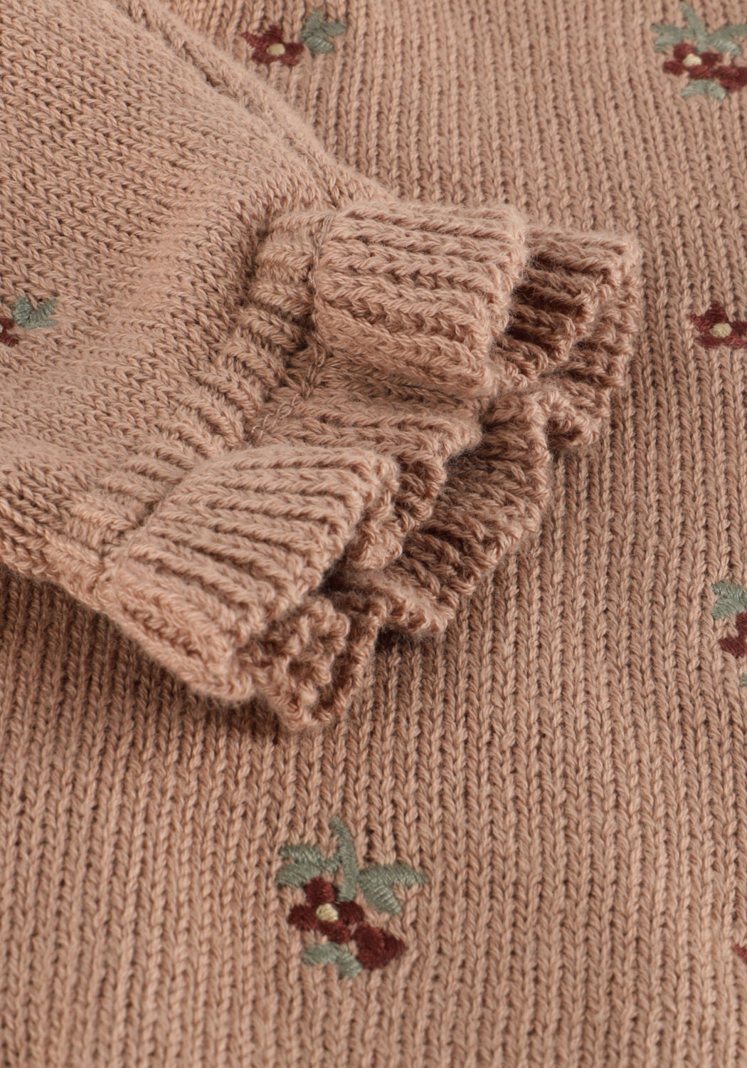 Zand LIL' ATELIER Lange broeken NBFEMLEN KNIT PANT LIL - large