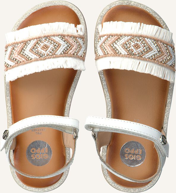 Witte GIOSEPPO Platte sandalen BARASAT Witte GIOSEPPO Platte sandalen BARASAT - large