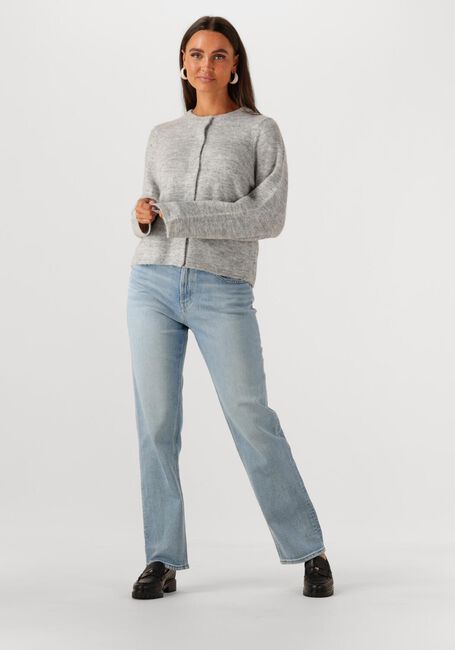 Grijze SELECTED FEMME Vest SLFLULU NEW LS KNIT CARDIGAN - large