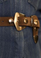 Camel OMODA ATELIER Riem SUEDE BELT X MODEROSA - medium