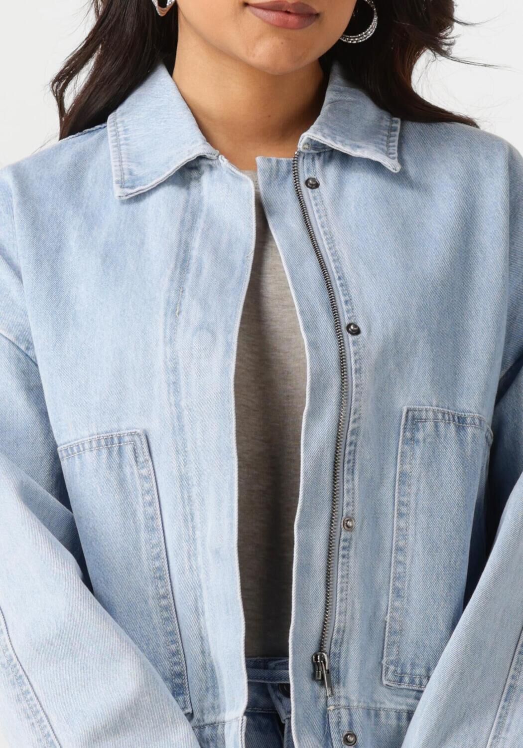 MOVES Dames Jassen Sikorie Jacket 4283 Lichtblauw