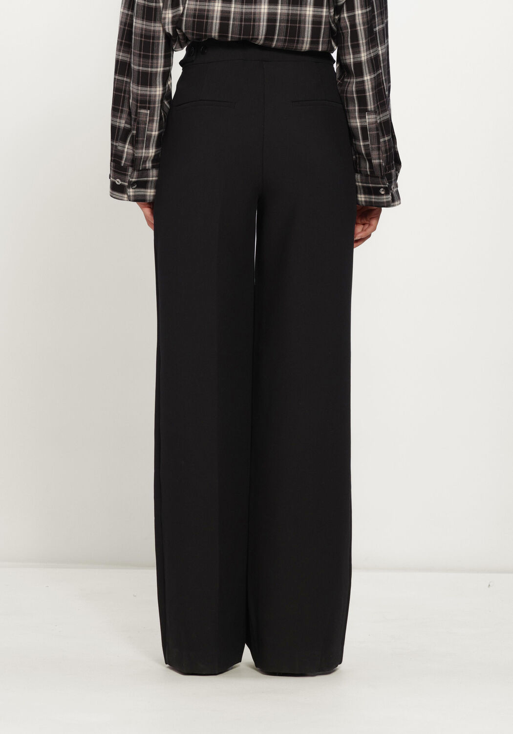 Zwarte CO'COUTURE Pantalon VOLACC NEW PLEAT PANT - large