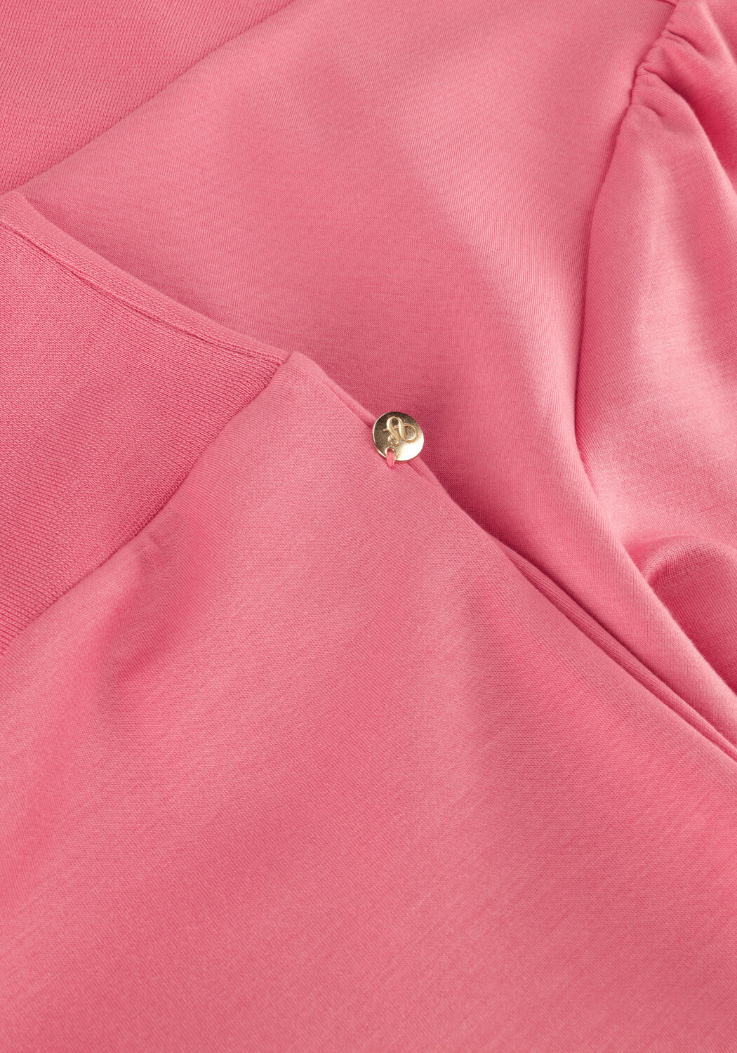 Oranje SCOTCH & SODA Trui RUCHED YOKE SEAM MODAL SWEATSHIRT - large