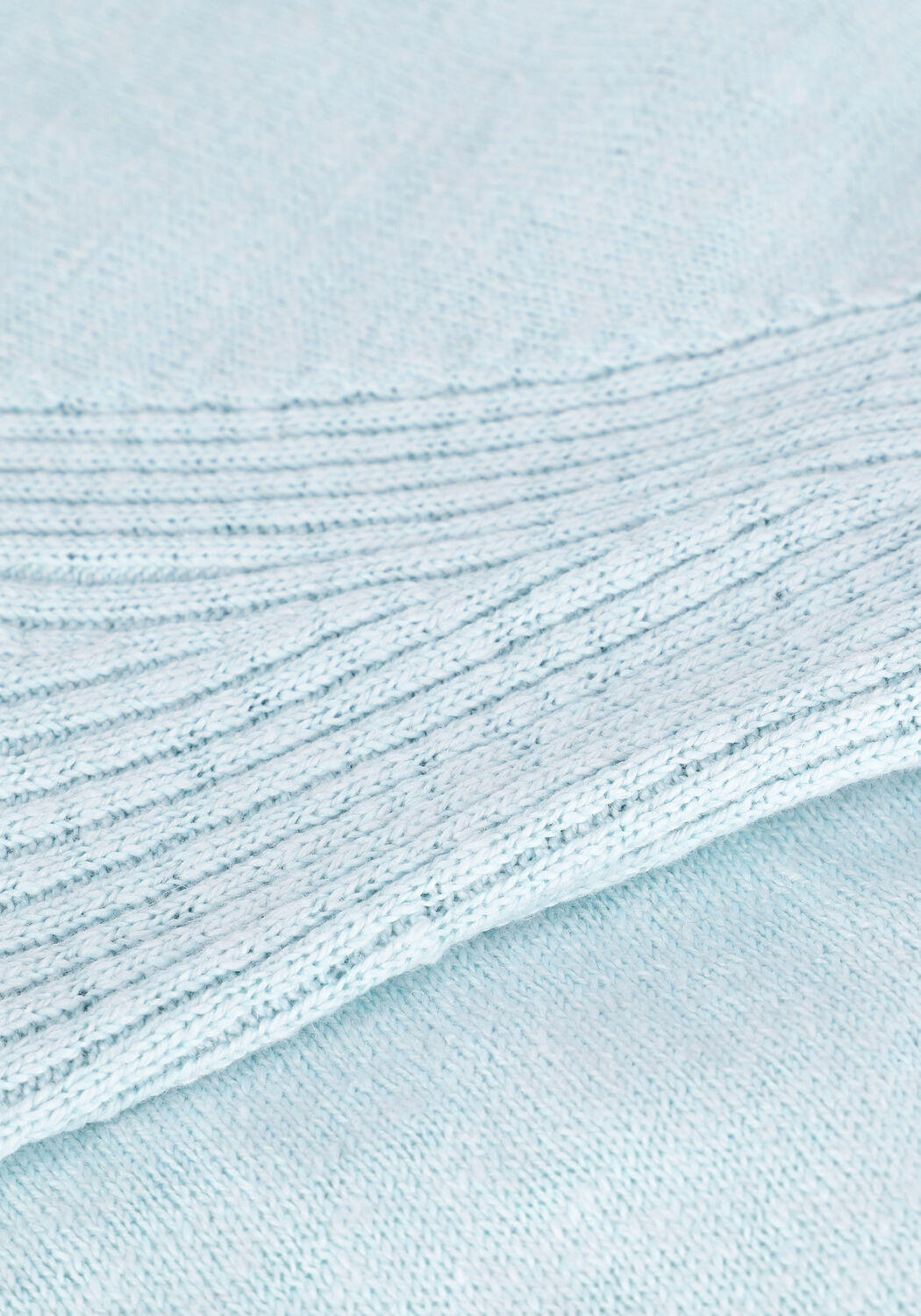 Mint CAST IRON Trui R-NECK LINEN COTTON SLUB - large