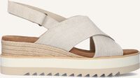 Beige TOMS Platte sandalen DIANA CROSSOVER Beige TOMS Platte sandalen DIANA CROSSOVER - medium