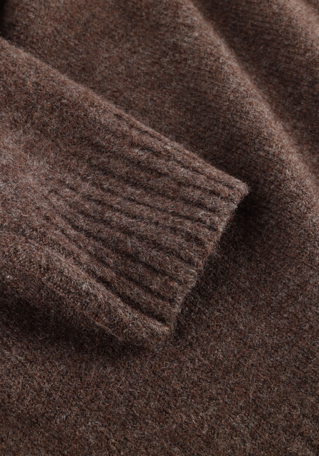 Bruine NOTRE-V Trui NV-GESA - large