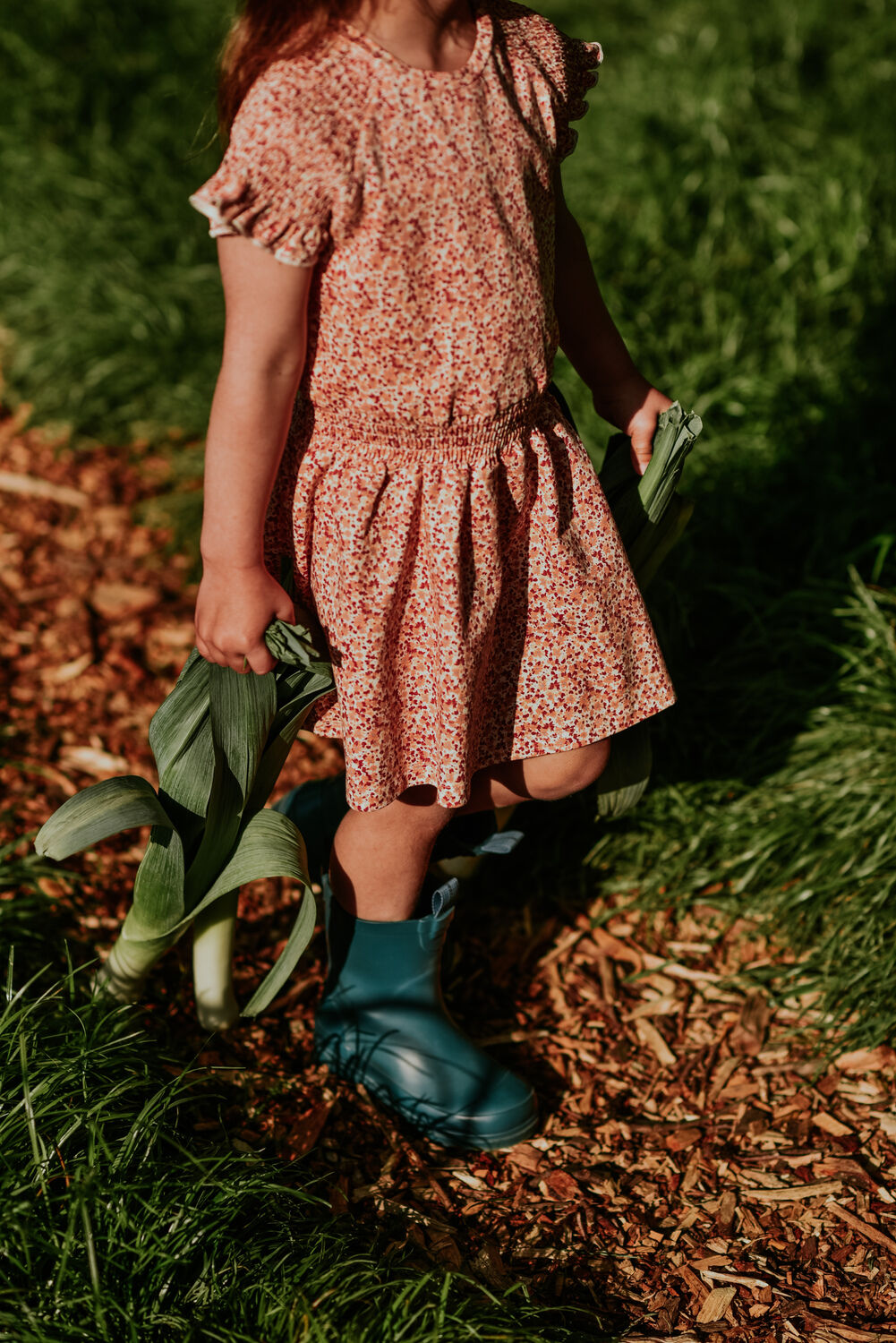 Oranje KOKO NOKO Mini jurk N58933 - large