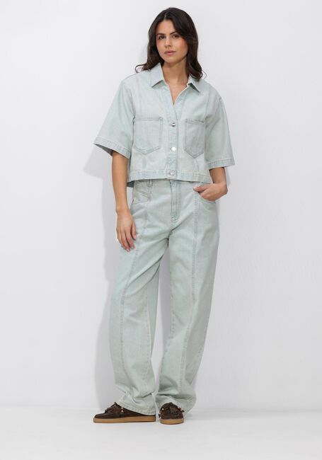 Lichtblauwe NUKUS Spijkerjas STIJN JACKET - large