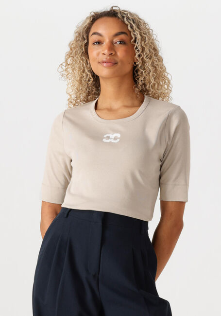Beige CO'COUTURE T-shirt GRANNYCC LOGO TEE - large