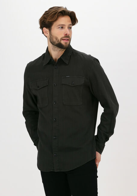 Grijze G-STAR RAW Casual overhemd MARINE SLIM SHIRT L/S - large