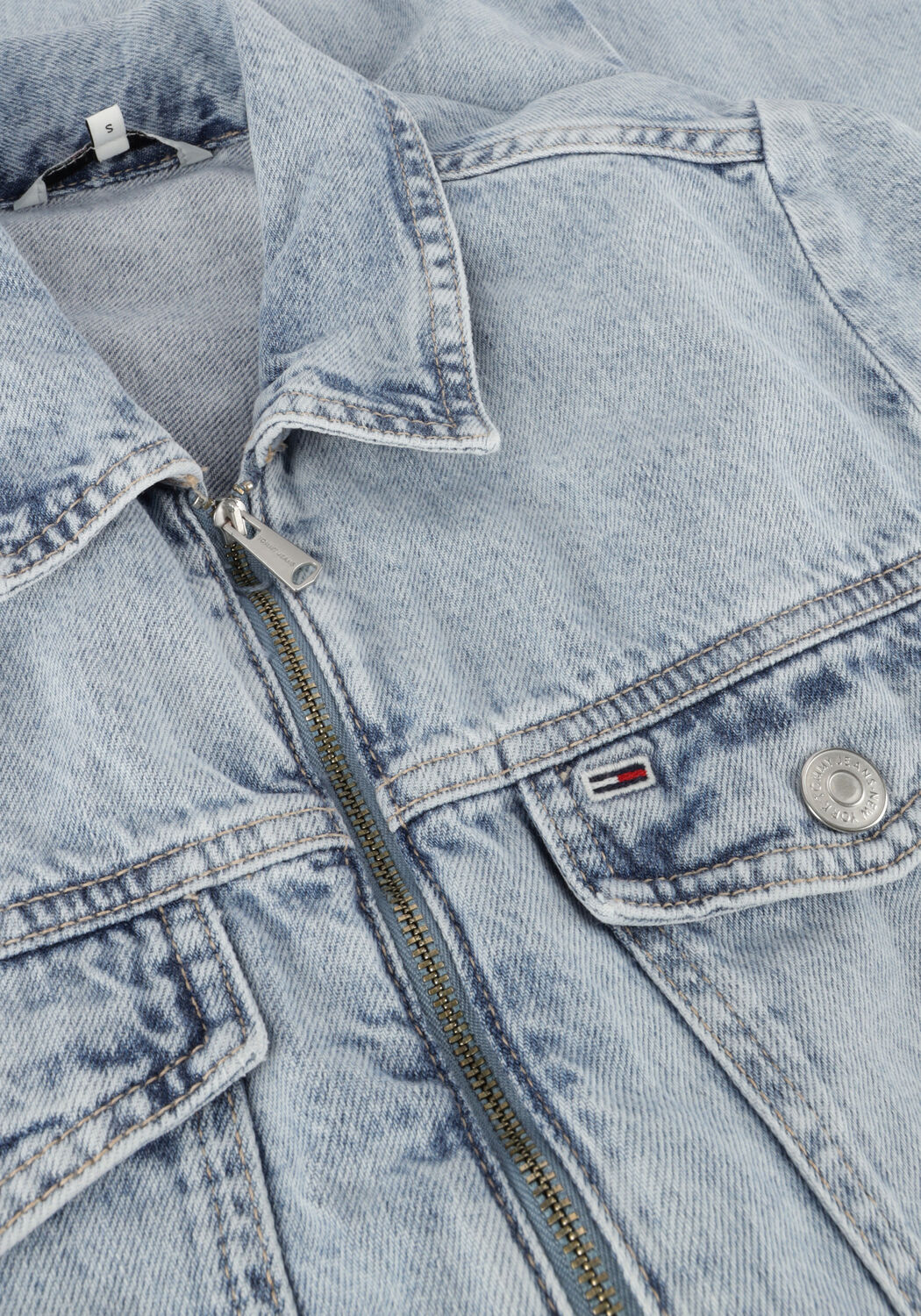 Blauwe TOMMY JEANS Jumpsuit BOILER SUIT FLAG - large