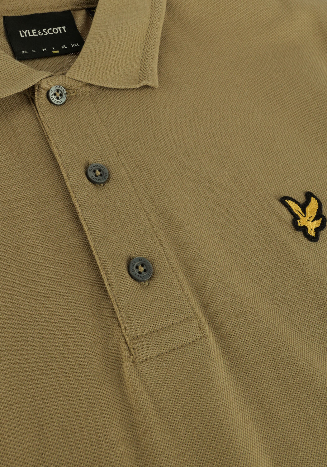 Olijf LYLE & SCOTT Polo CREST TIPPED POLO SHIRT - large