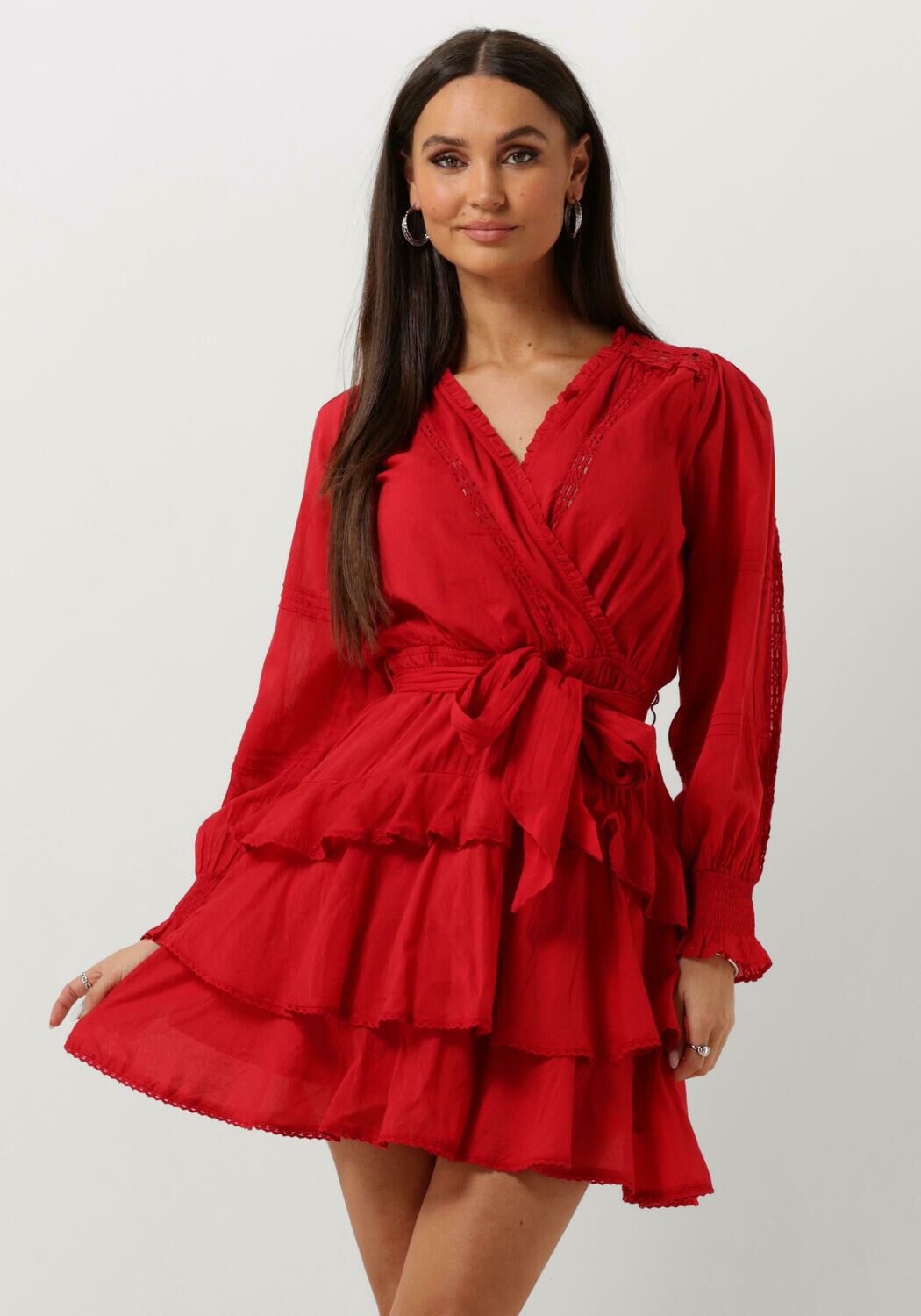 NEO NOIR Dames Jurken Ada S Voile Dress Rood