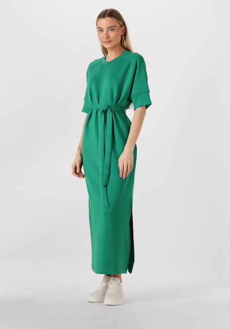 Groene POM AMSTERDAM Maxi jurk NORA MEADOW - large