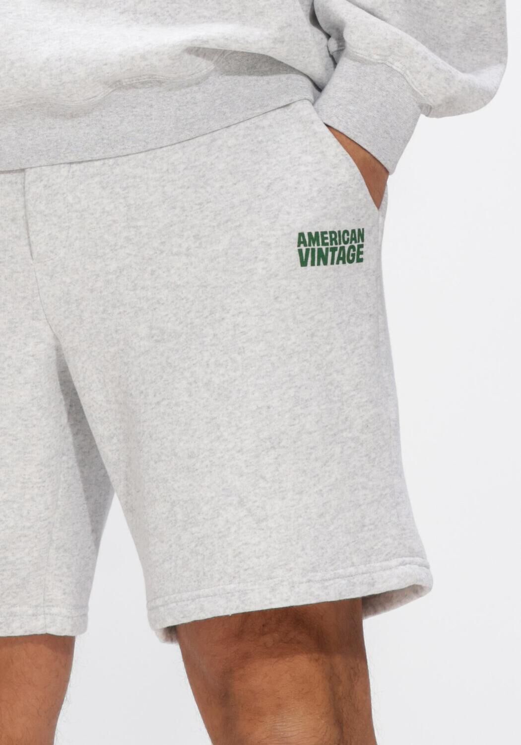 AMERICAN VINTAGE Heren Broeken Baptown Short Lichtgrijs