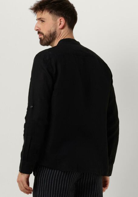 Donkerblauwe SELECTED HOMME Casual overhemd SLHREGKYLIAN-LINEN SHIRT LS BAND - large