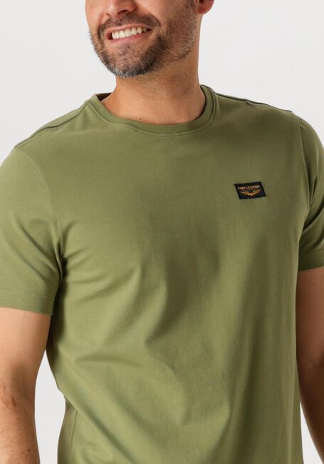 Groene PME LEGEND T-shirt SHORT SLEEVE R-NECK GUYVER TEE - large