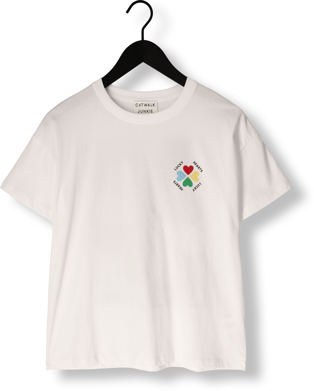 CATWALK JUNKIE Dames Tops & T-shirts Graphic Tshirt Wit