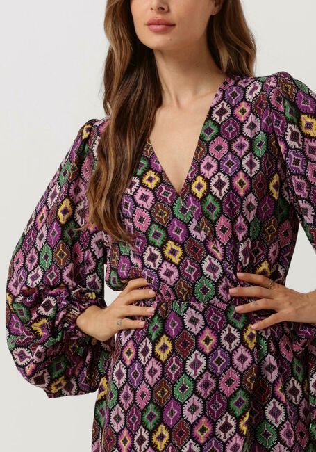Zwarte REFINED DEPARTMENT Mini jurk LOTTE - large