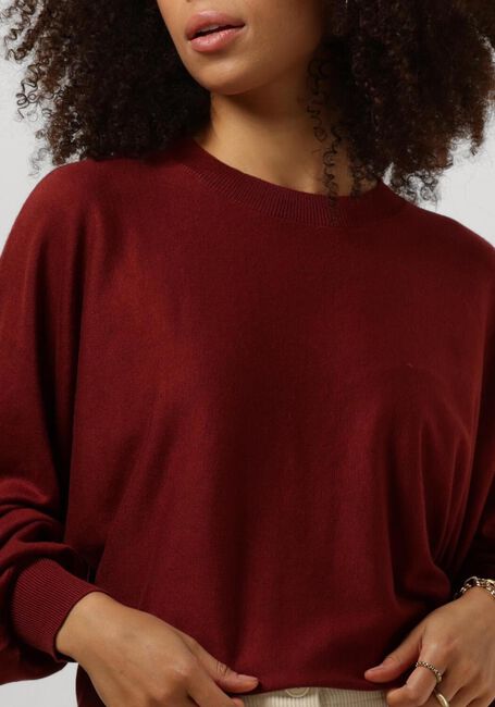Bruine MINUS Trui DANA BAT SLEEVE KNIT PULLOVER - large