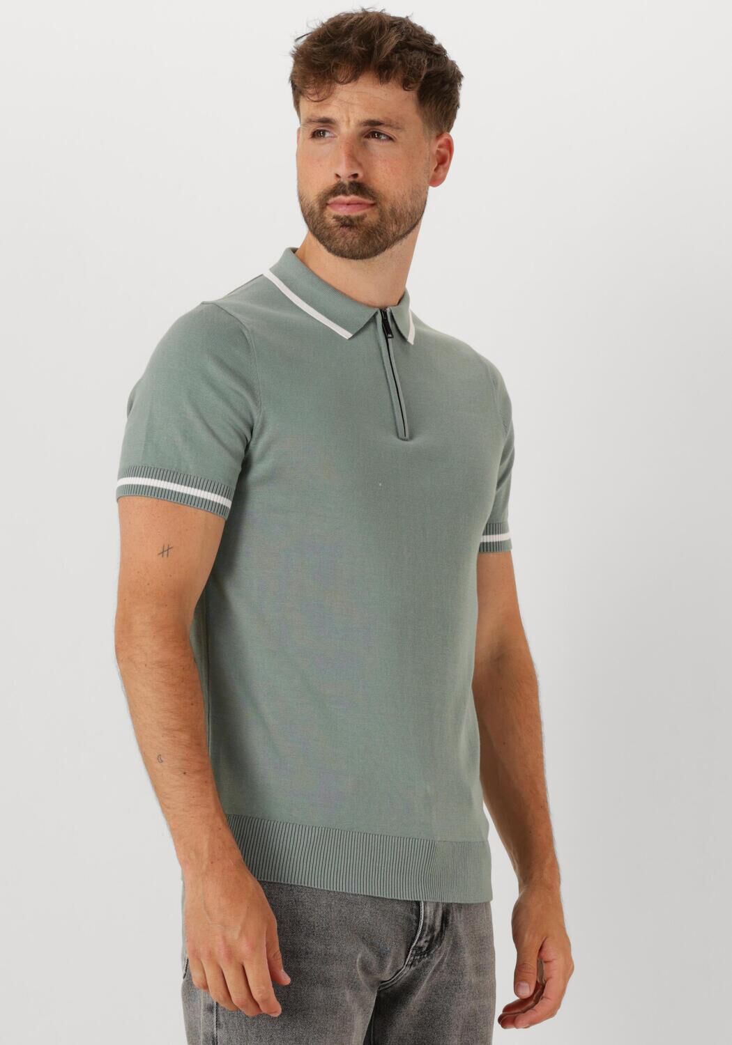 SAINT STEVE Heren Polo's & T-shirts Siem Grijs
