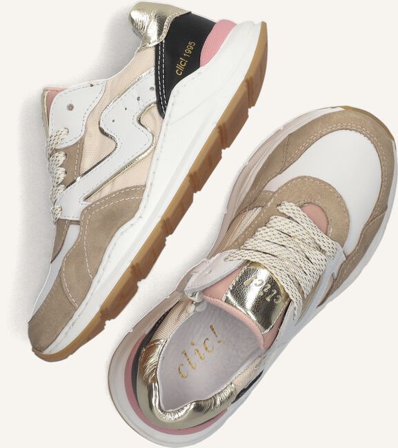 Beige CLIC! Lage sneakers CL-20669 Beige CLIC! Lage sneakers CL-20669 - large
