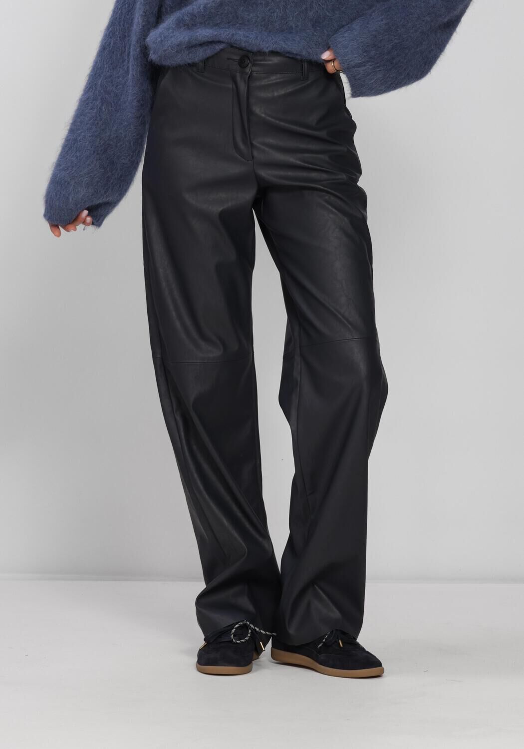 KNIT-TED Dames Broeken Naomi Pants Zwart