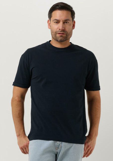 Donkerblauwe DRYKORN T-shirt THILO 520003 - large