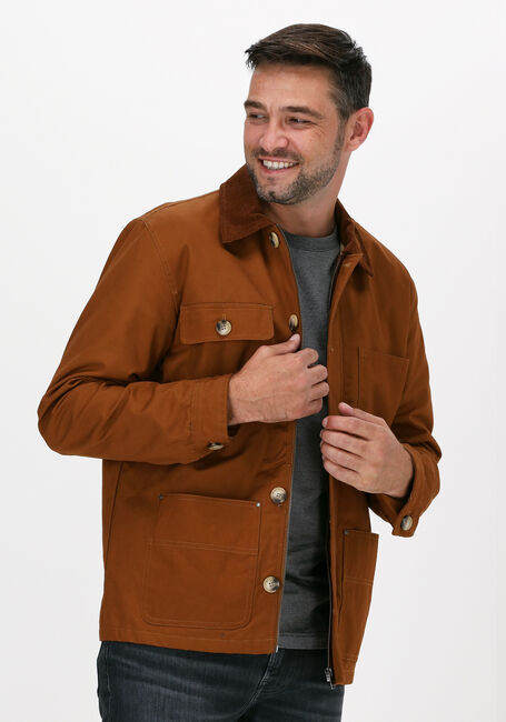 Bruine SELECTED HOMME Jack SLHSUST. ICONICS CHORE JKT W - large