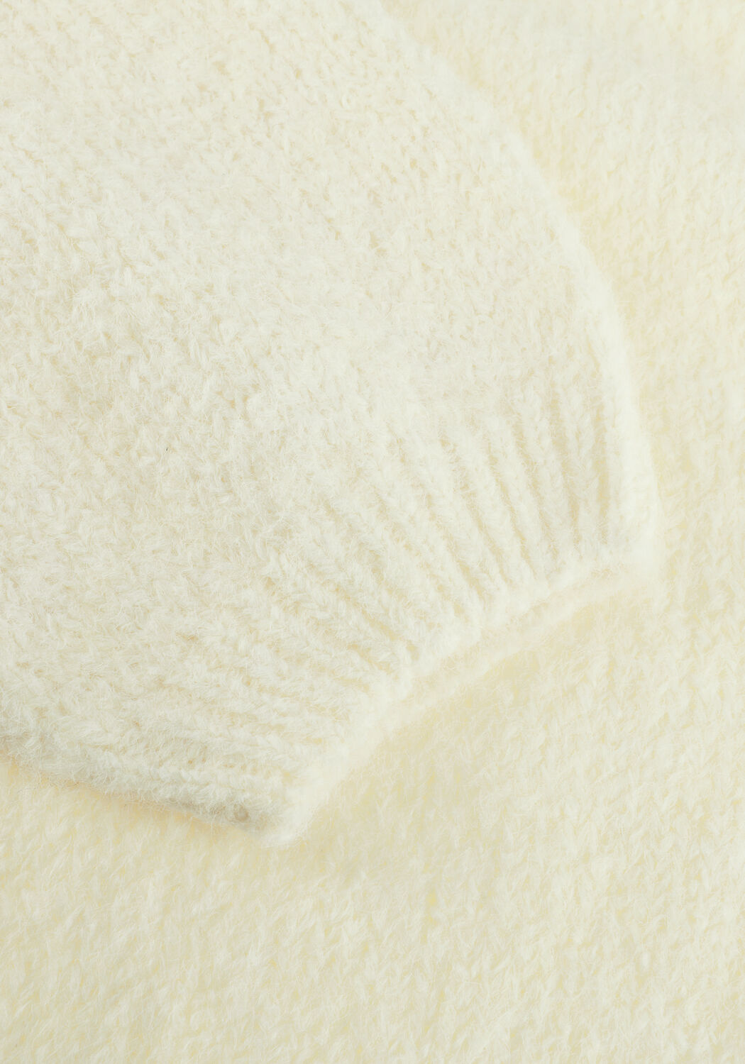 Creme ANOTHER LABEL Trui ALROXANE KNITTED PULL L/S - large