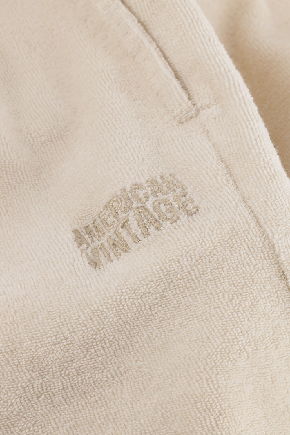 Beige AMERICAN VINTAGE Joggingbroek FUXOW - large