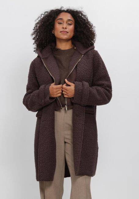 Bruine NUKUS Mantel MIRTHE COAT BOUCLE - large