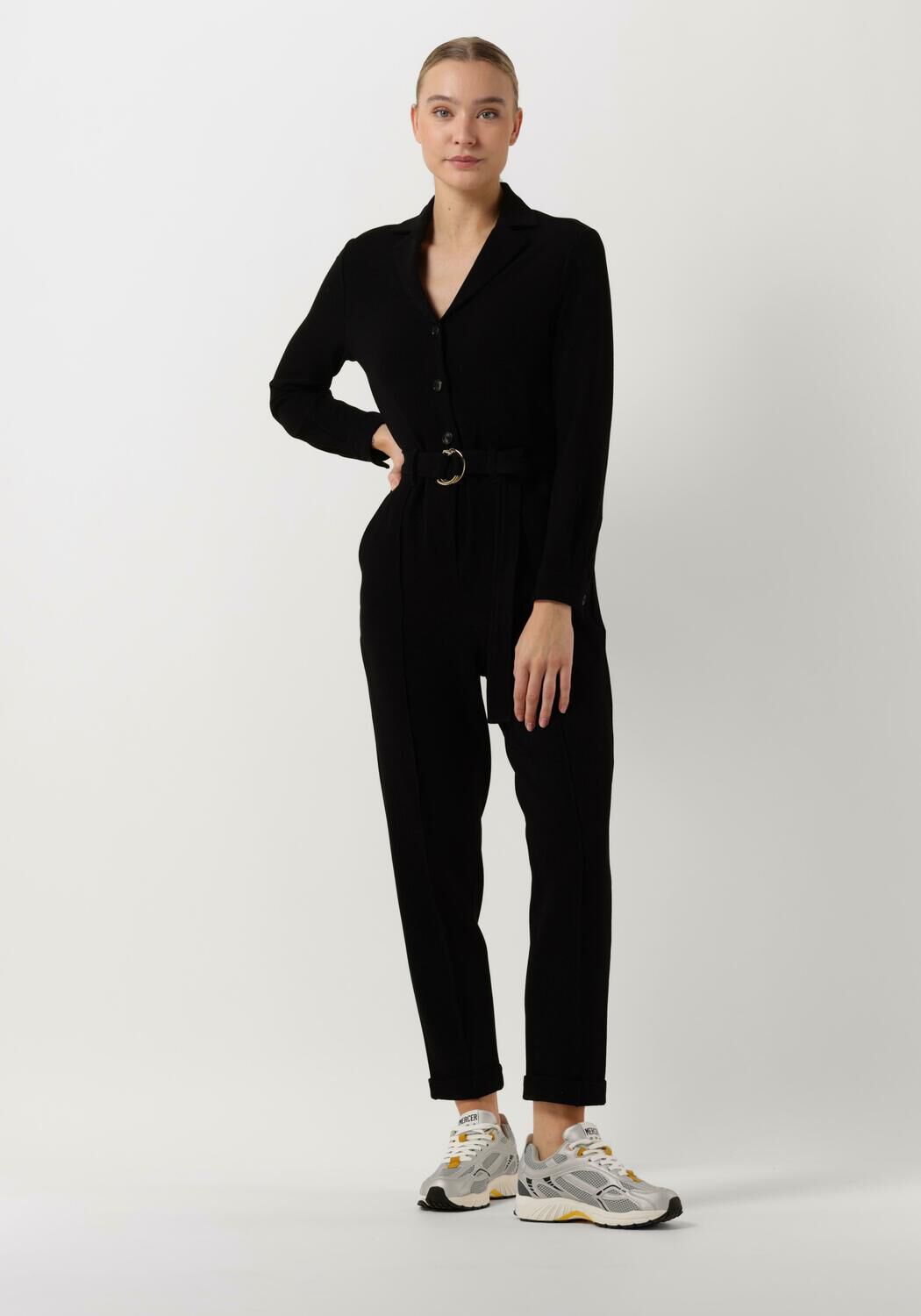 Zwarte VANILIA Jumpsuit RIB JUMPSUIT | Omoda